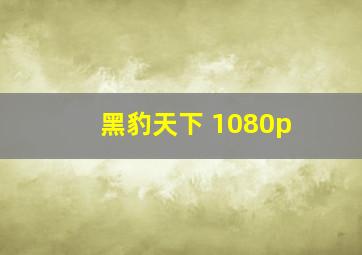 黑豹天下 1080p